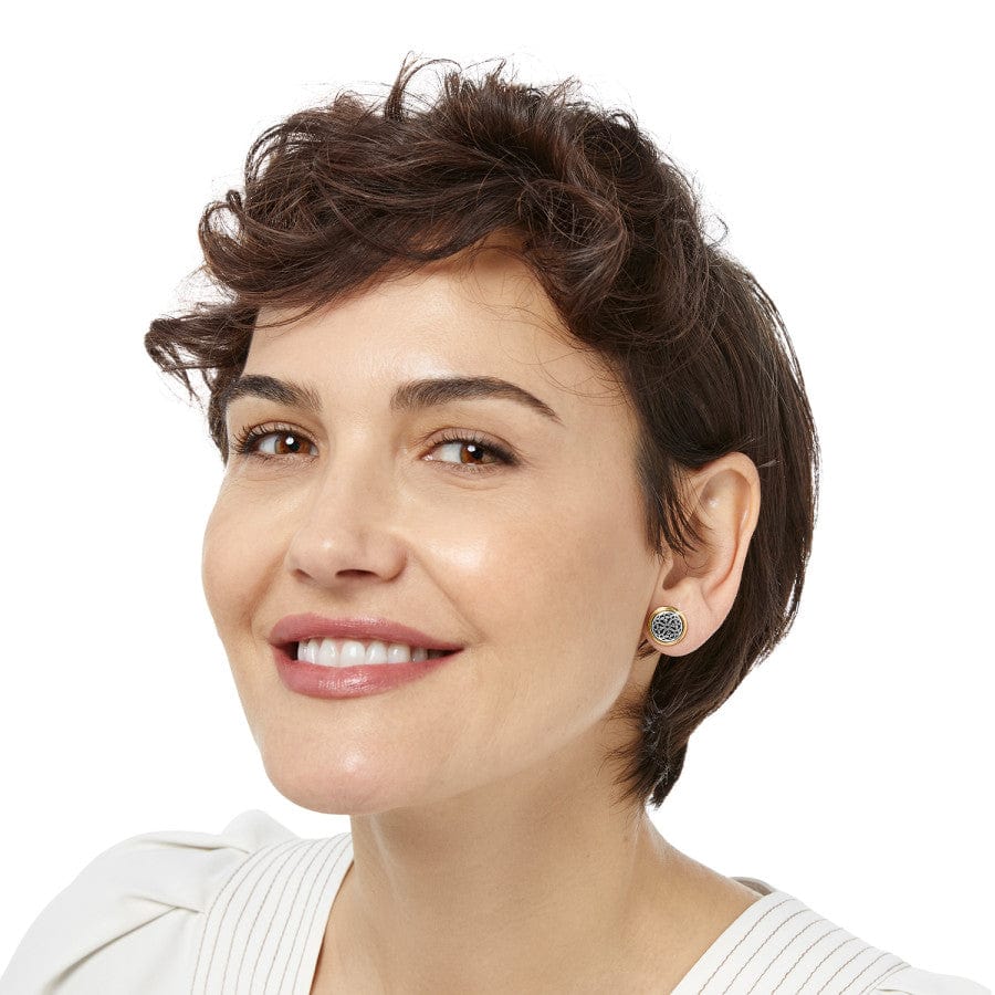 Brighton Ferrara Two Tone Post Earrings