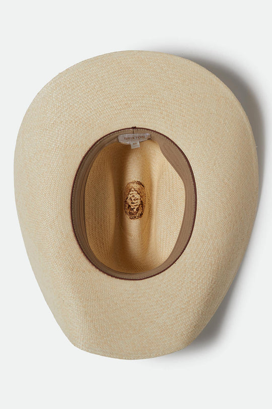 Brixton LAREDO PANAMA STRAW COWBOY HAT