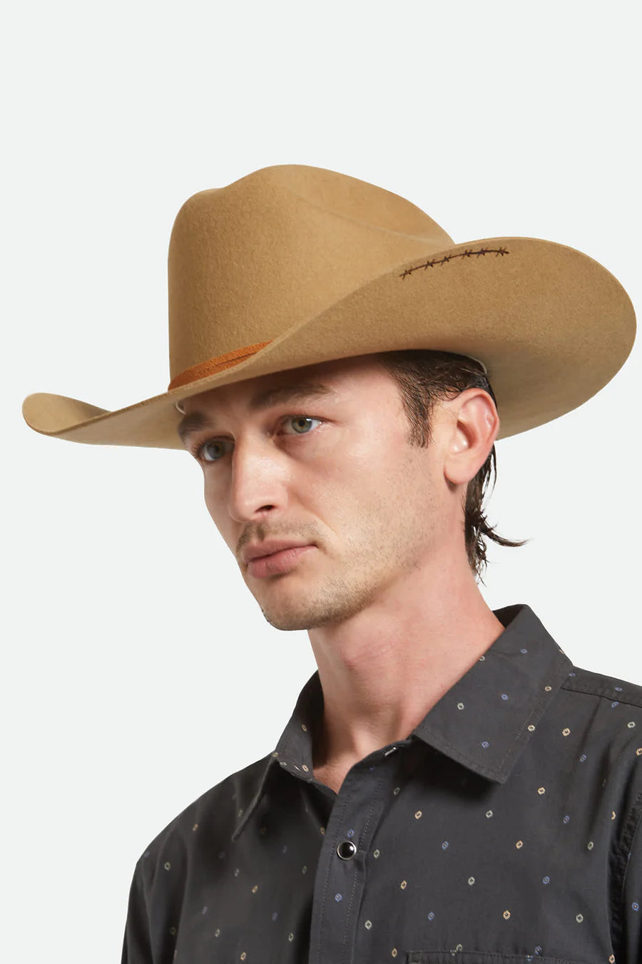 Brixton LAREDO BRANDED COWBOY HAT