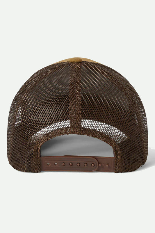 Regal Netplus Trucker Hat - Dark Khaki/Coffee