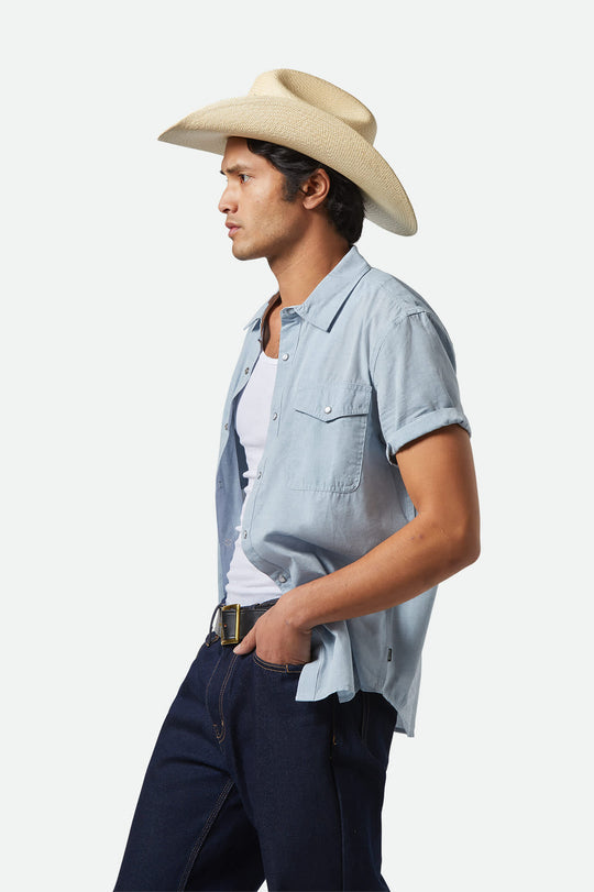 Brixton LAREDO PANAMA STRAW COWBOY HAT