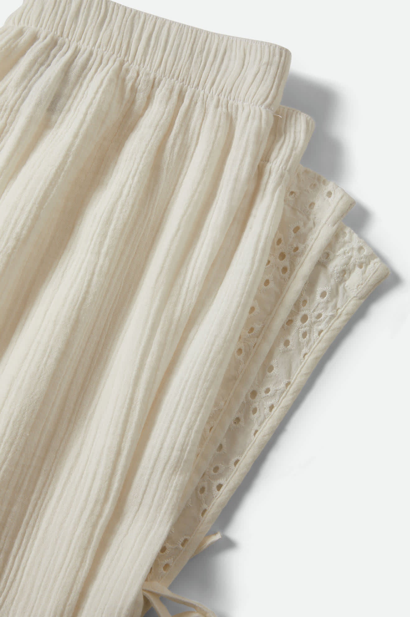 Brixton SEASIDE EYELET WIDE LEG PANT