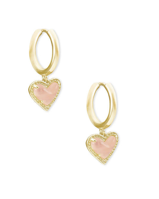 Kendra Scott Ari Heart Huggie Earring (Multiple Colors)