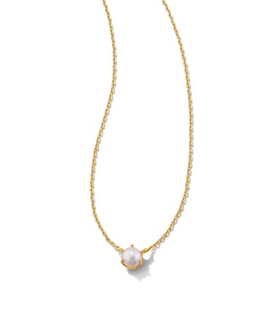 Kendra Schott Ashton Pearl Necklace (Gold or Silver)