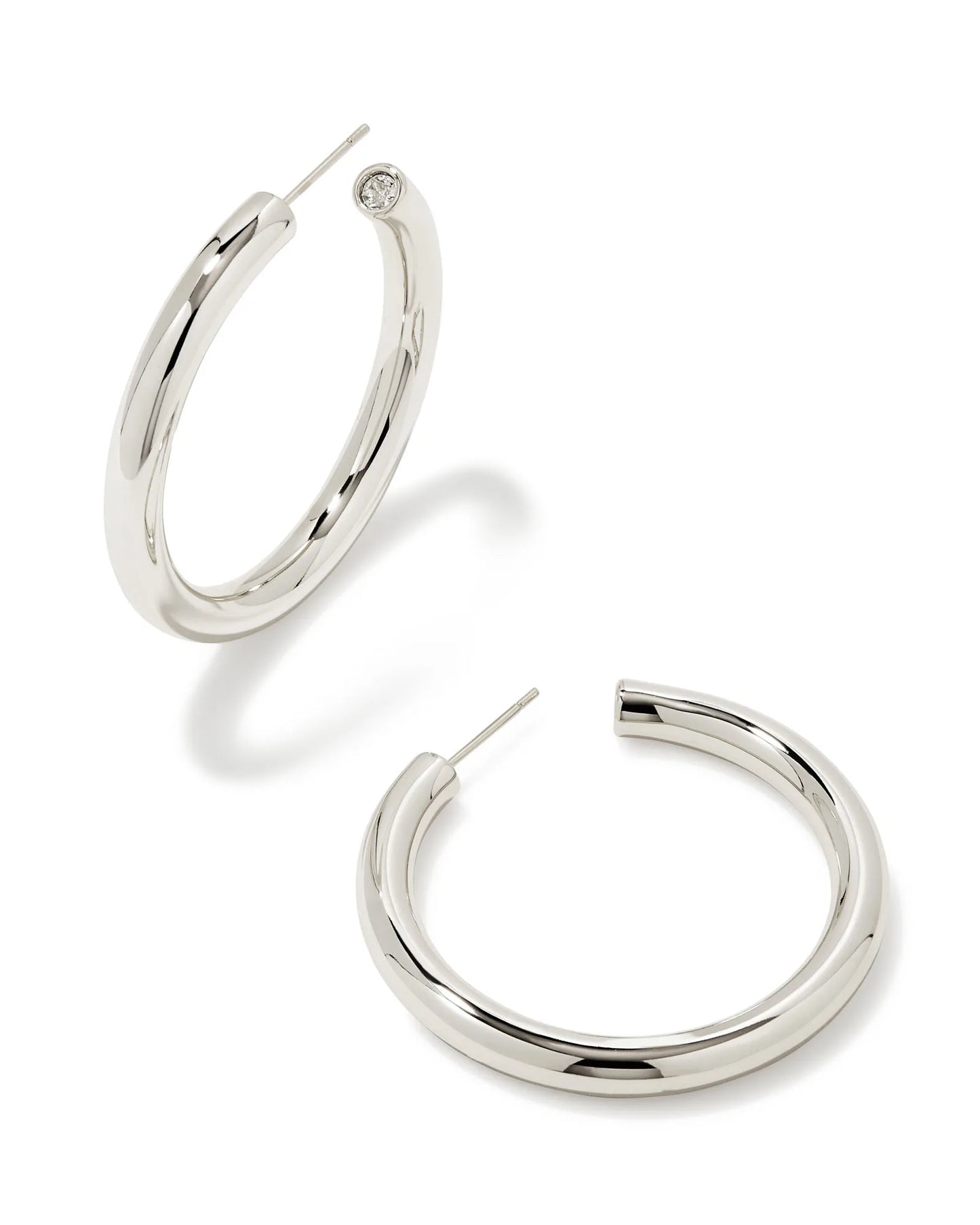 Colette Large Hoop Earrings (Gold or Silver)