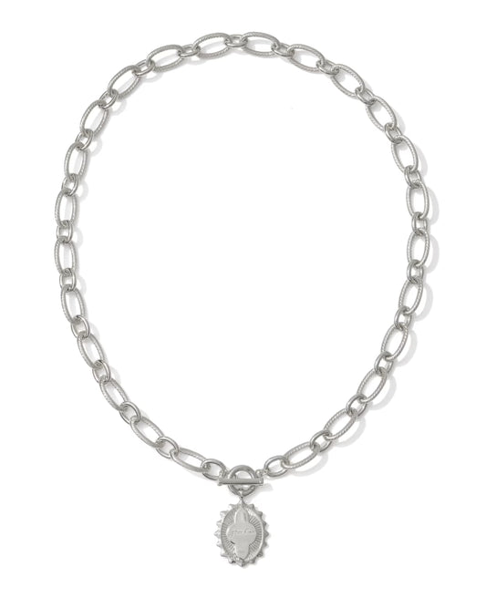 Kendra Scott Grandma Grandma Silver Link and Chain Necklace