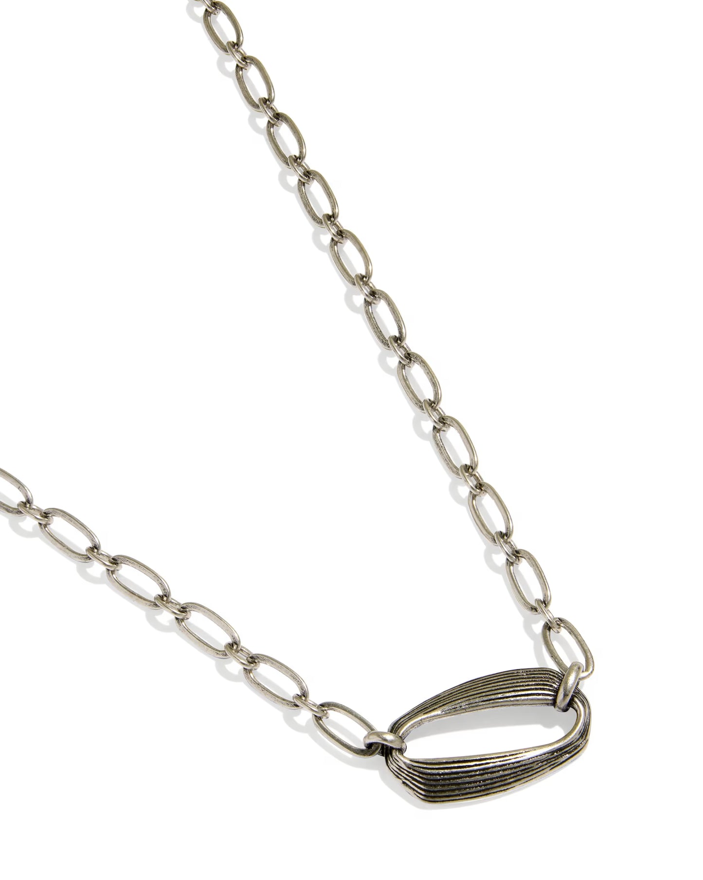 Kendra Scott Kira Vintage Silver Short Pendant Necklace