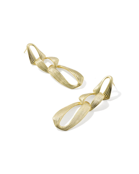 Kendra Scott Kira Gold Statement Earrings