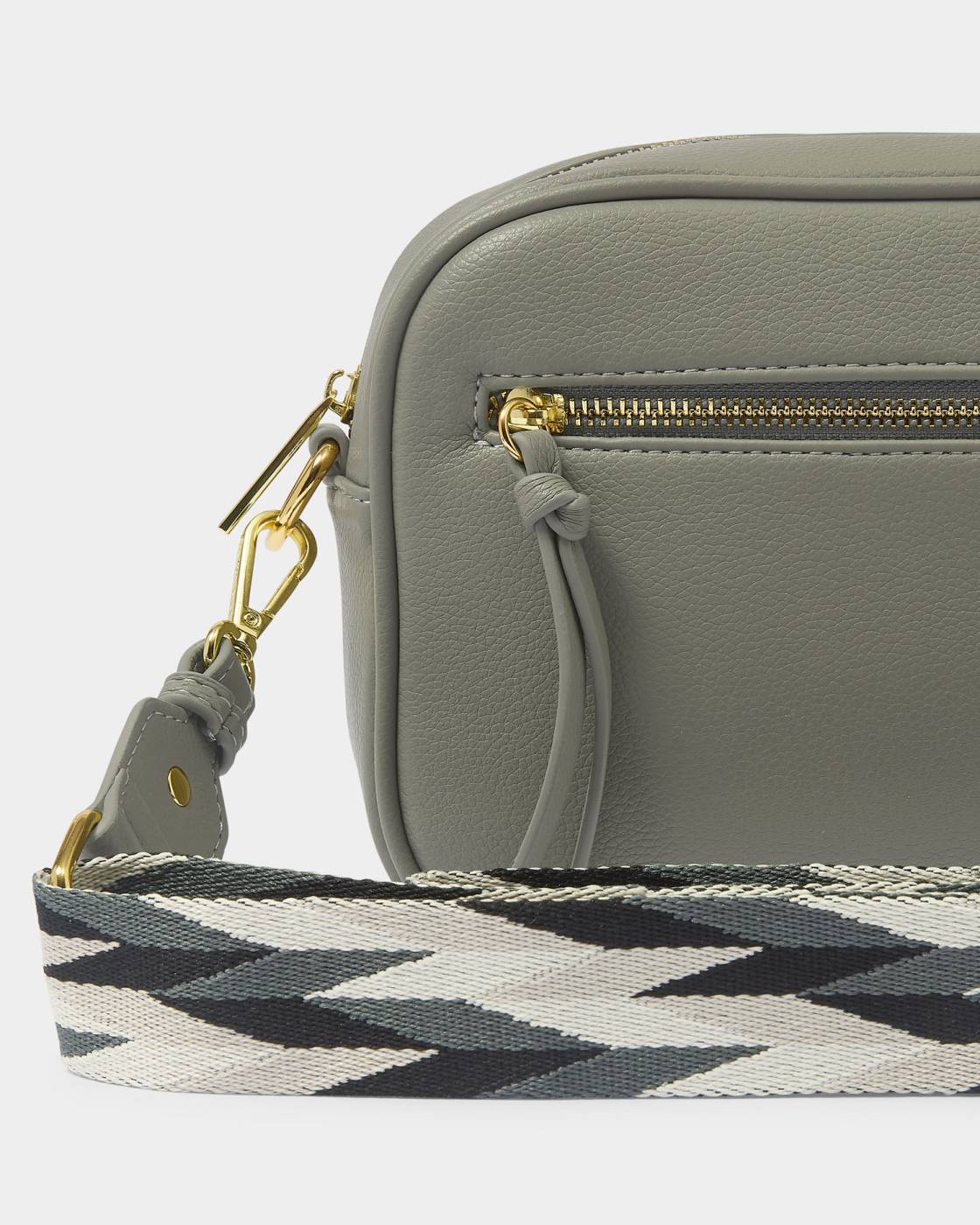 Katie Loxton Hallie Crossbody Bag - Graphite Green