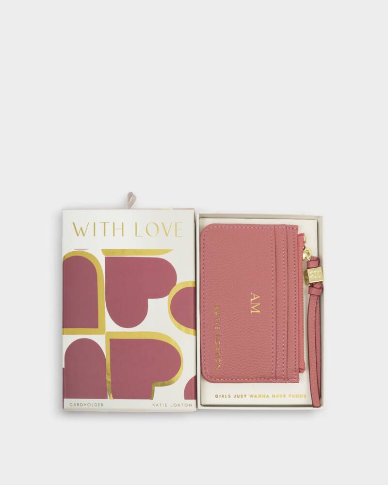 Katie Loxton Gift Boxed Coin & Cardholder (Leopard or Raspberry Pink)