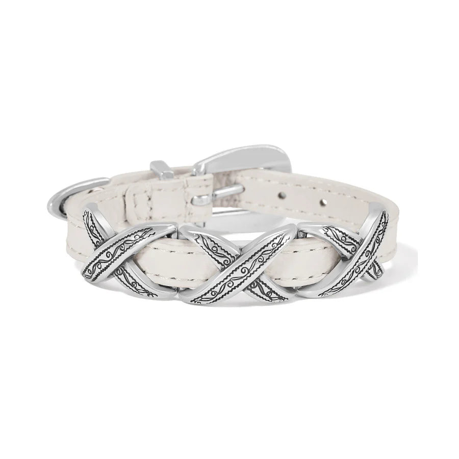 Brighton Kriss Kross Etched Bandit Bracelet