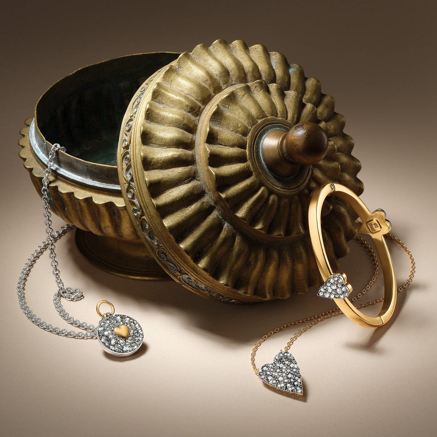 Love Messages B Bold Hinged Bangle