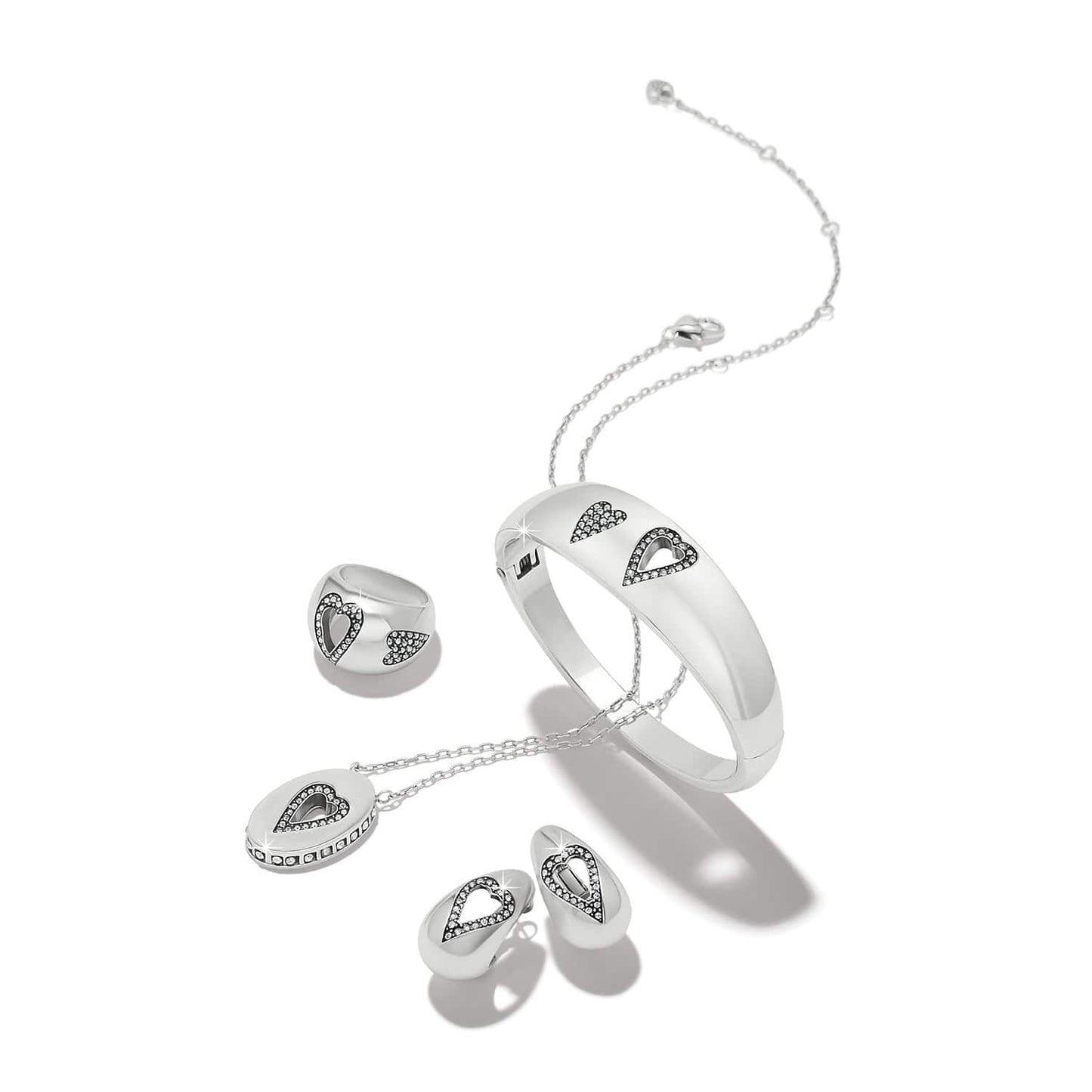 Brighton Love Messages B Simple Hoop Earrings