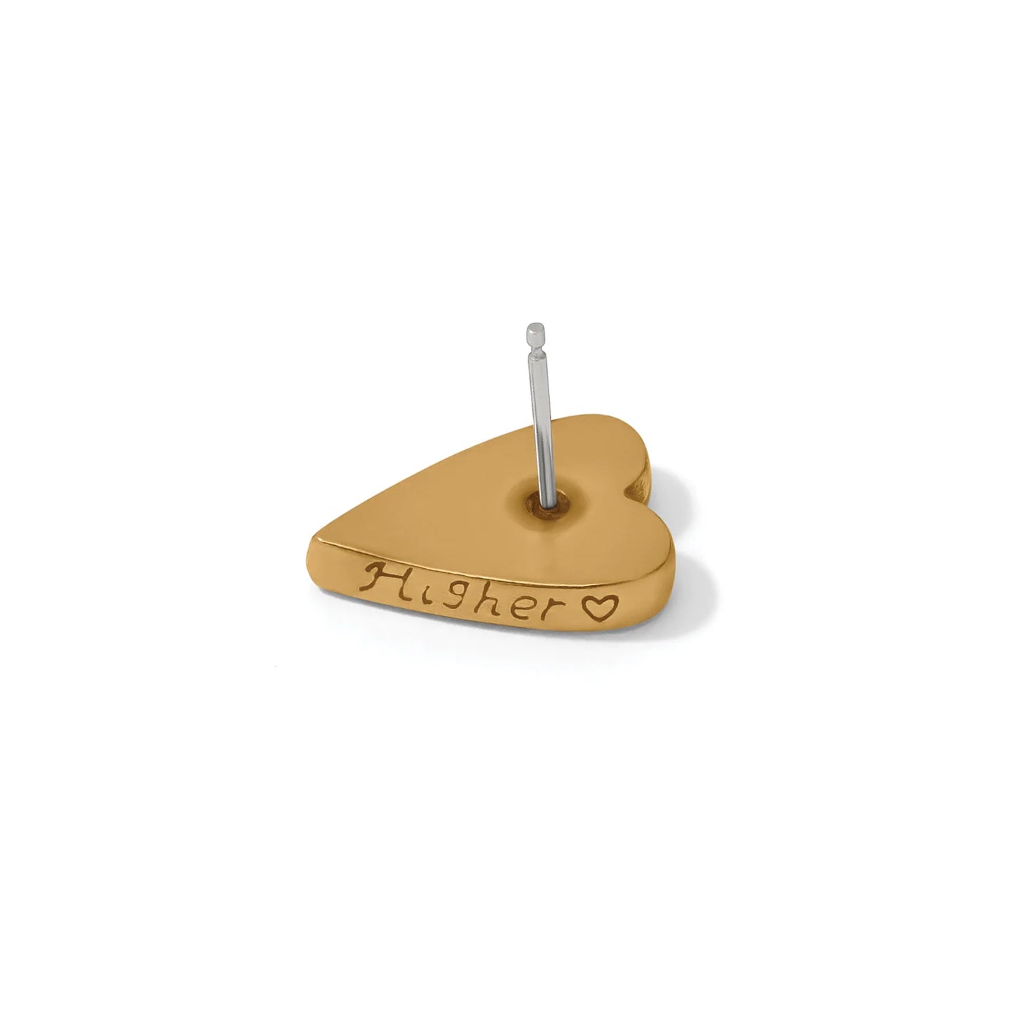 Brighton Love Messages Higher Love Heart Post Earrings