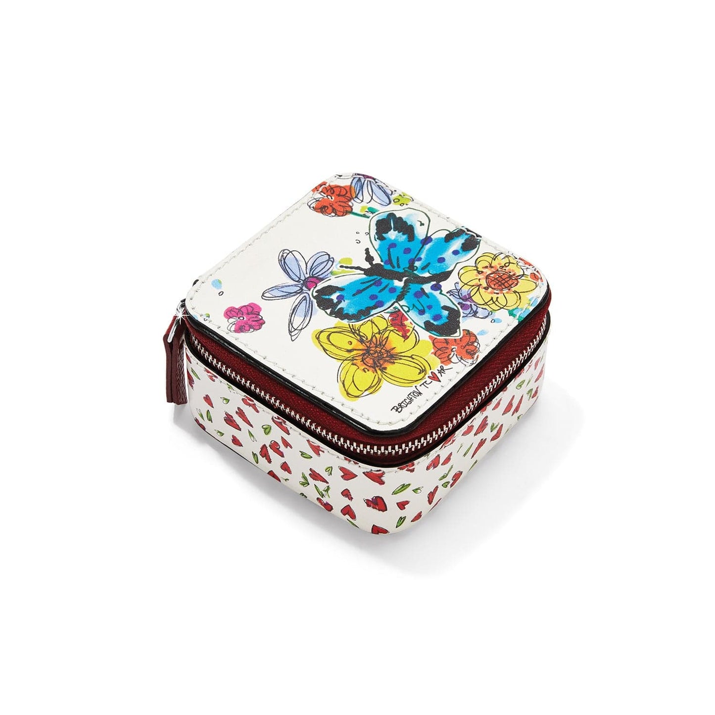 Brighton Love Tweet ll Square Jewelry Case