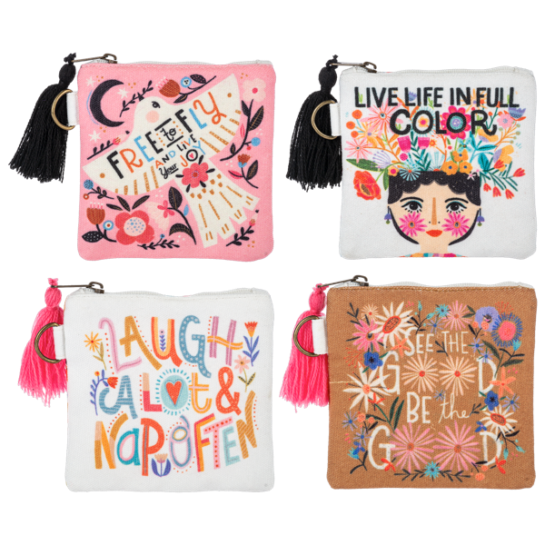 Whimsy Message Coin Purses