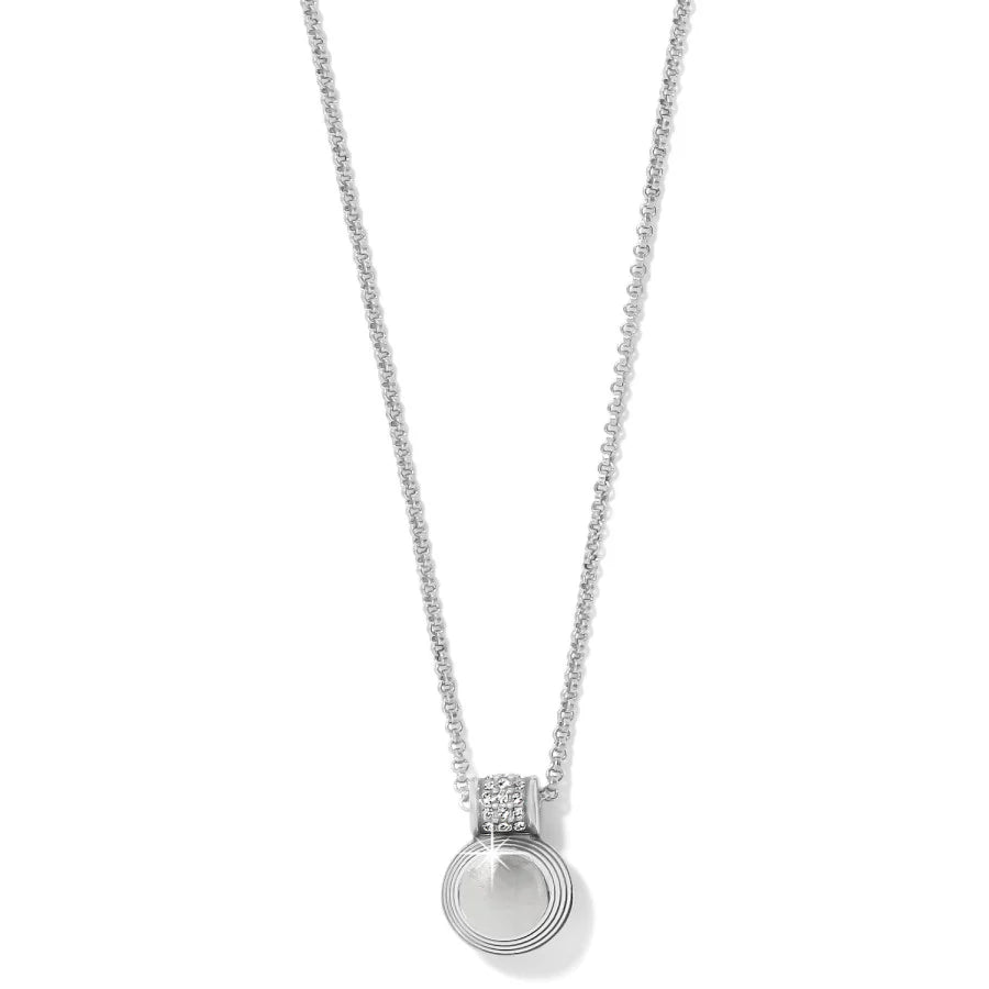 Meridian Aurora Crystal Petite Necklace in Amethyst
