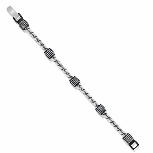 Brighton Black-Silver Meridian Bracelet