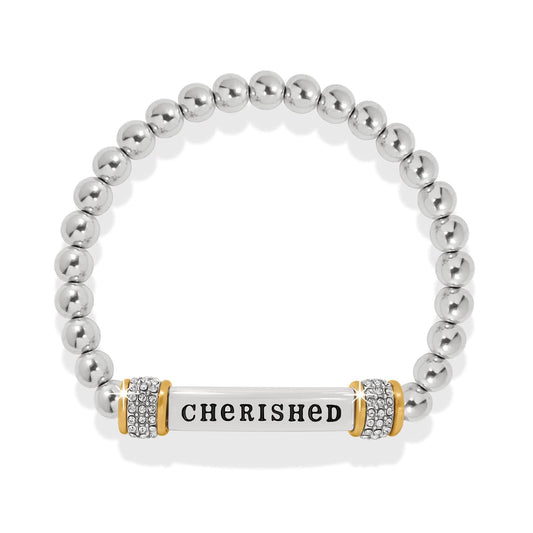 Brighton Meridian Cherished Two Tone Stretch Bracelet
