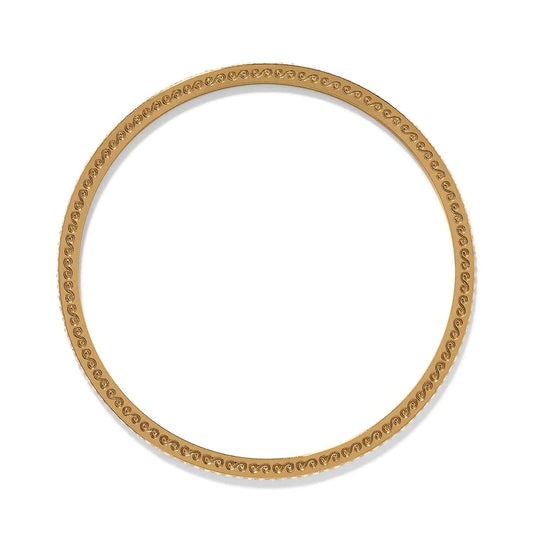 Brighton Meridian Gold Eclipse Thin Bangle