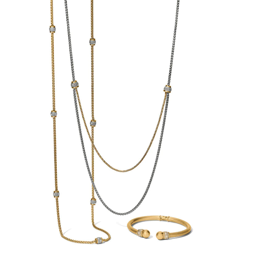 Brighton Meridian Petite Two Tone Double Necklace