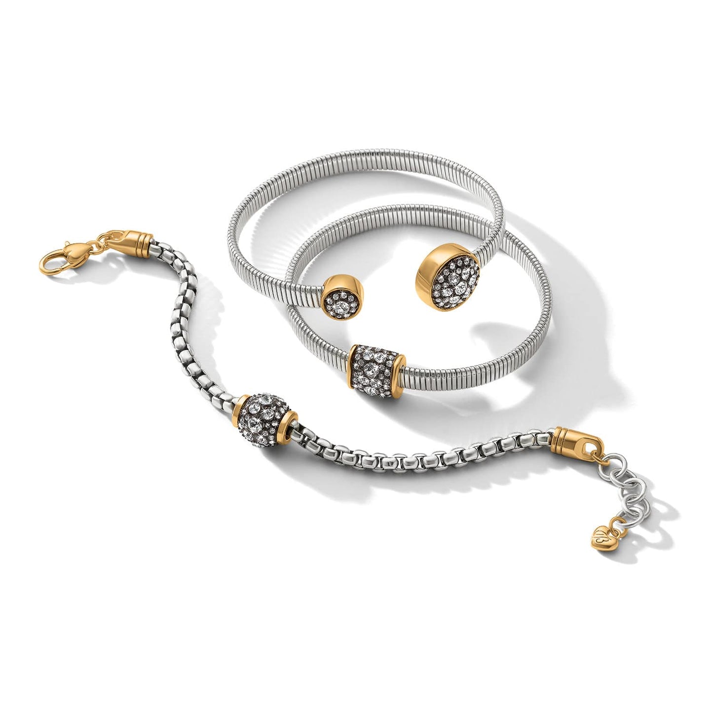 Brighton Meridian Solis Hematite Duo Bracelet
