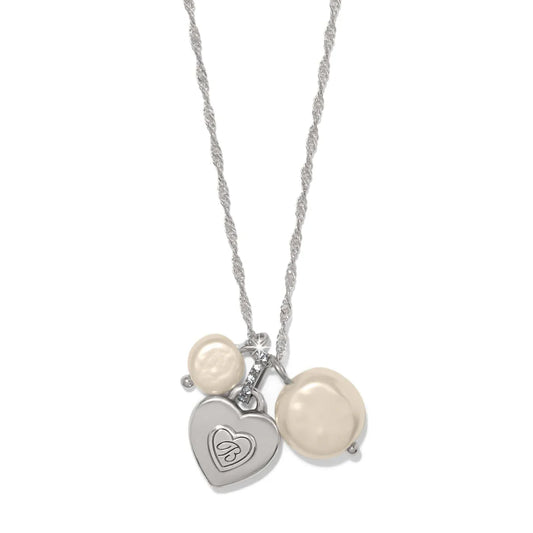 Brighton One Heart Pearl Short Necklace