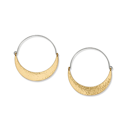 Palm Canyon Gold Hoop Earrings
