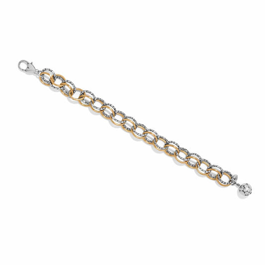 Brighton Pebble Link Two Tone Bracelet