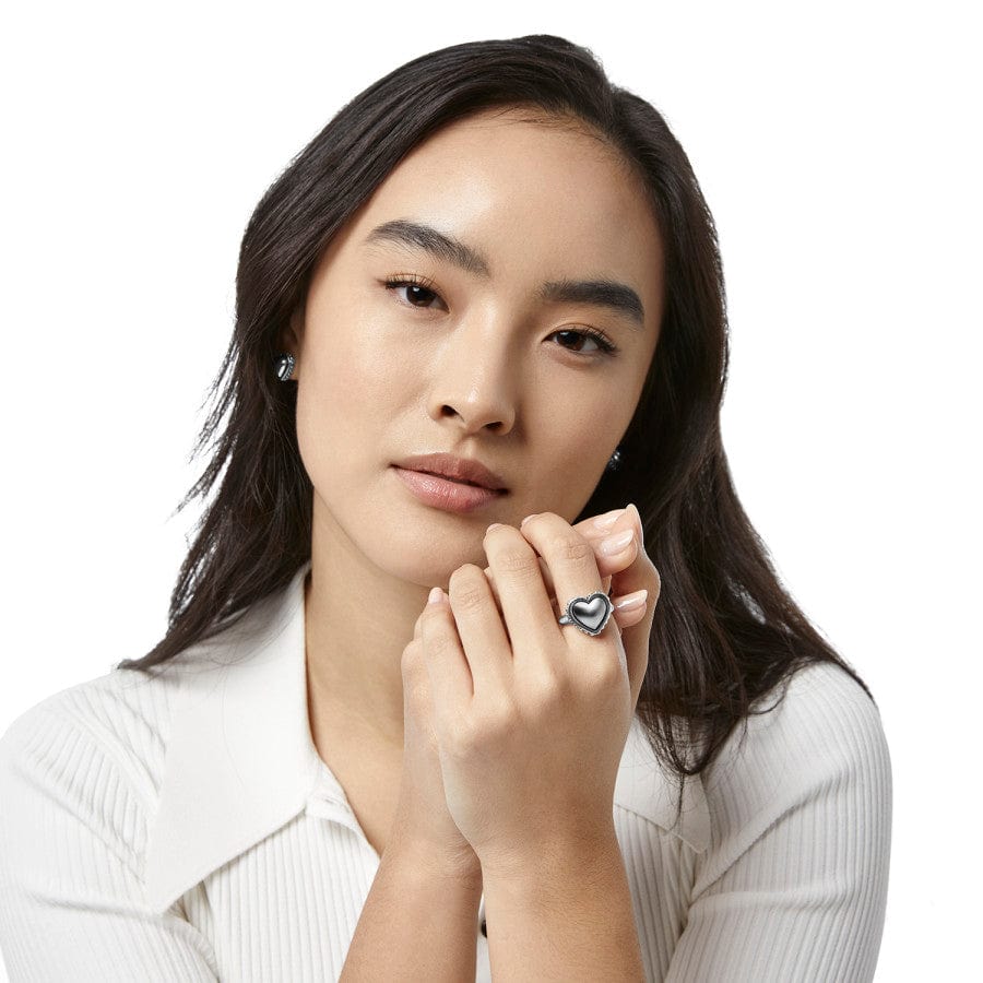 Brighton Pretty Tough Bold Heart Ring