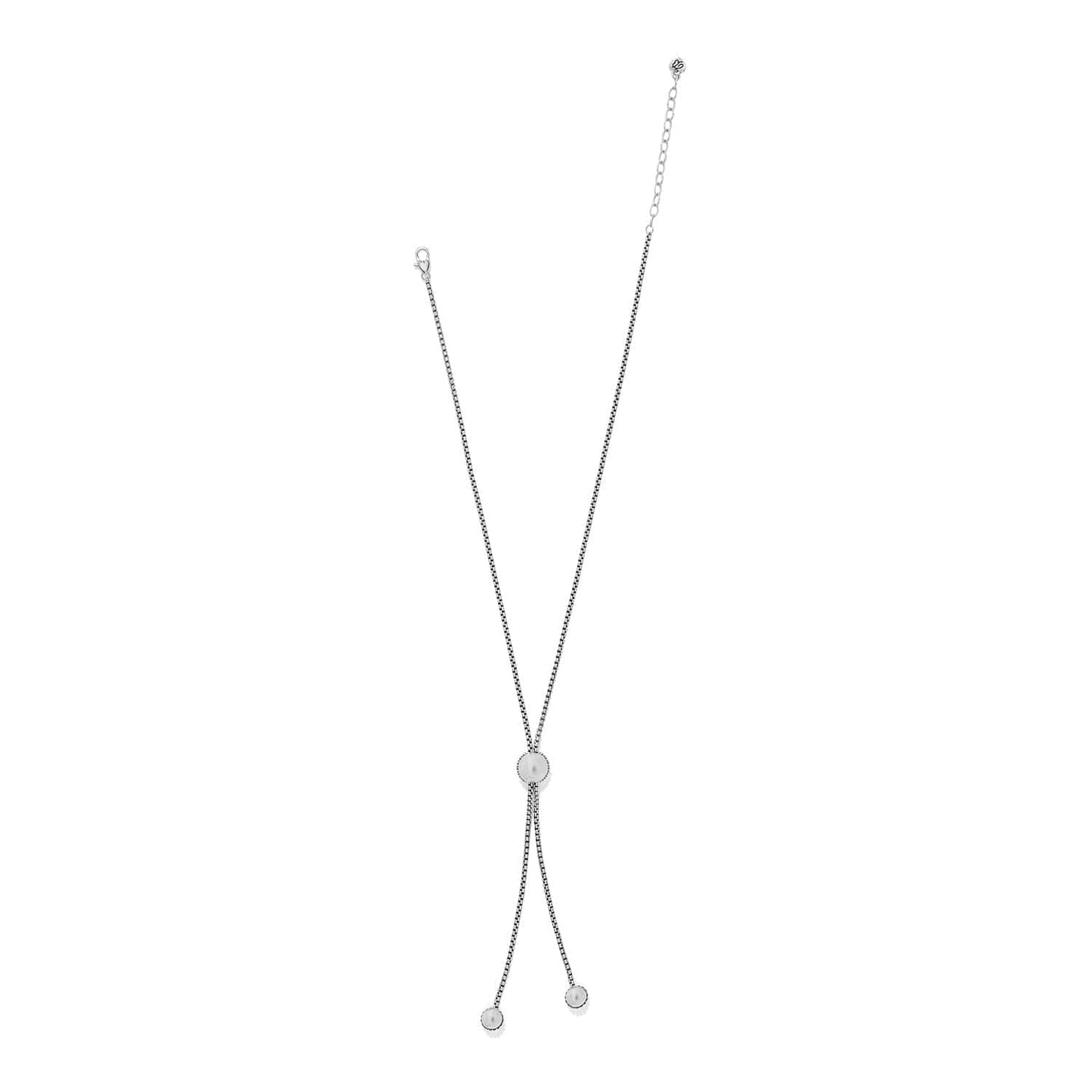 Brighton Pretty Tough Bold Stud Lariate Necklace