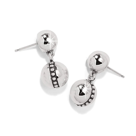 Brighton Tough Bold Stud Post Drop Earrings