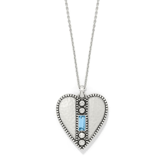 Brighton Pretty Tough Gem Heart Necklace