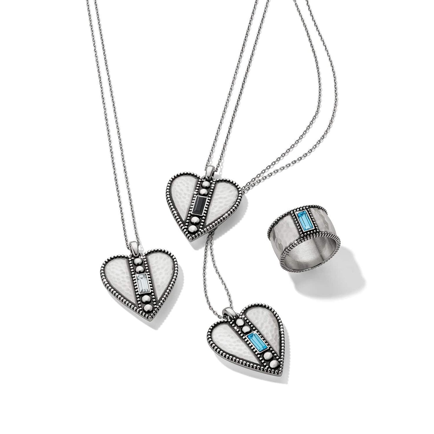 Brighton Pretty Tough Gem Heart Necklace