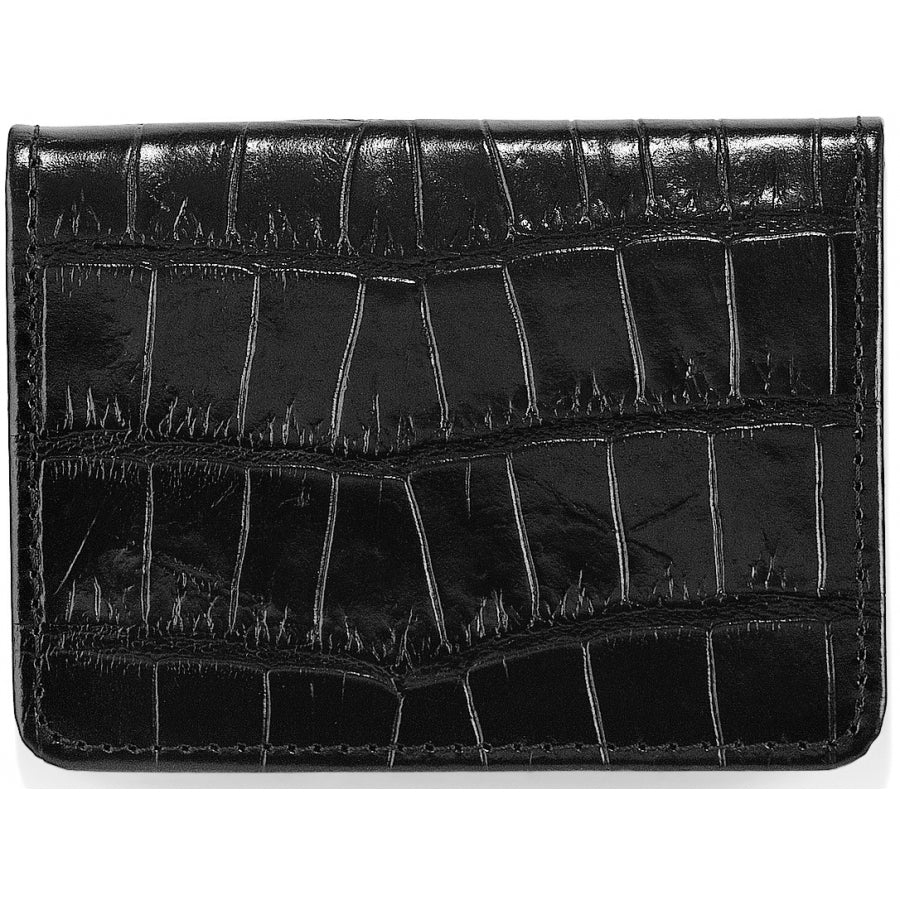Brighton Brown or Black Rockefeller Flip Wallet