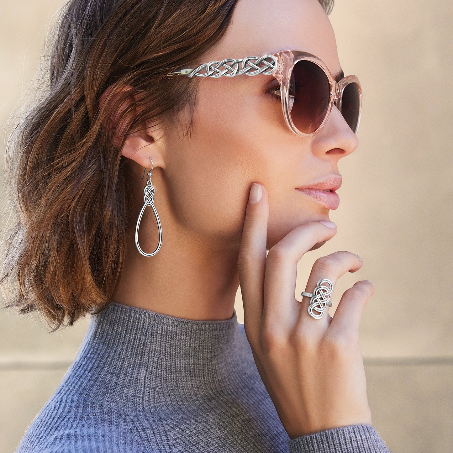 Brighton Interlok Braid Sunglasses