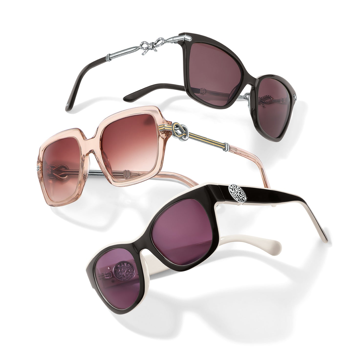 Brighton Contempo Medallion Dual Tone Sunglasses
