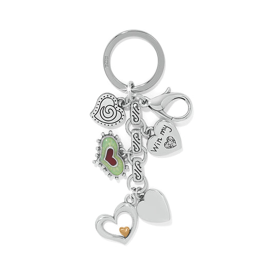 Brighton One Heart Key Fob