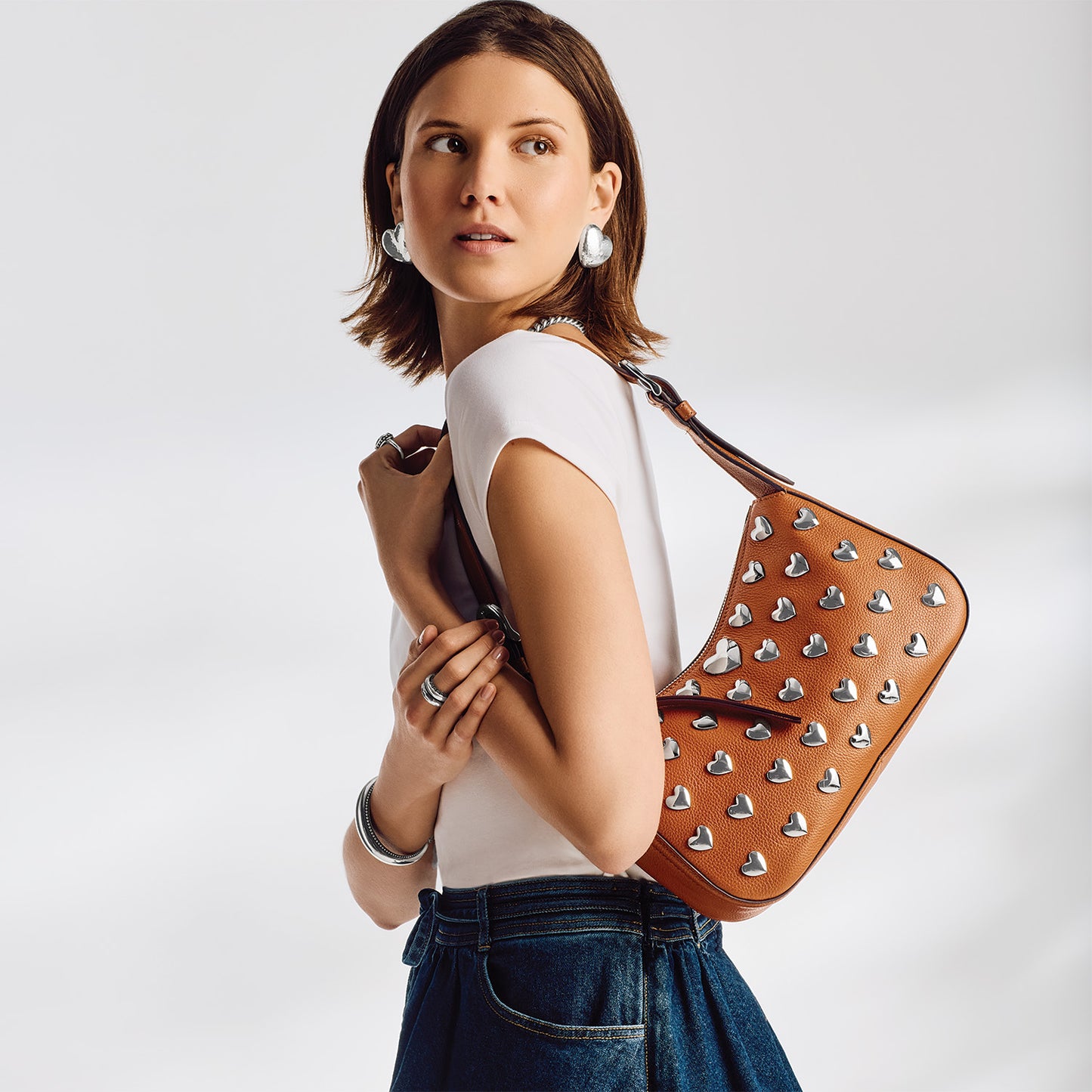 Lexi Hobo Bag in Luggage
