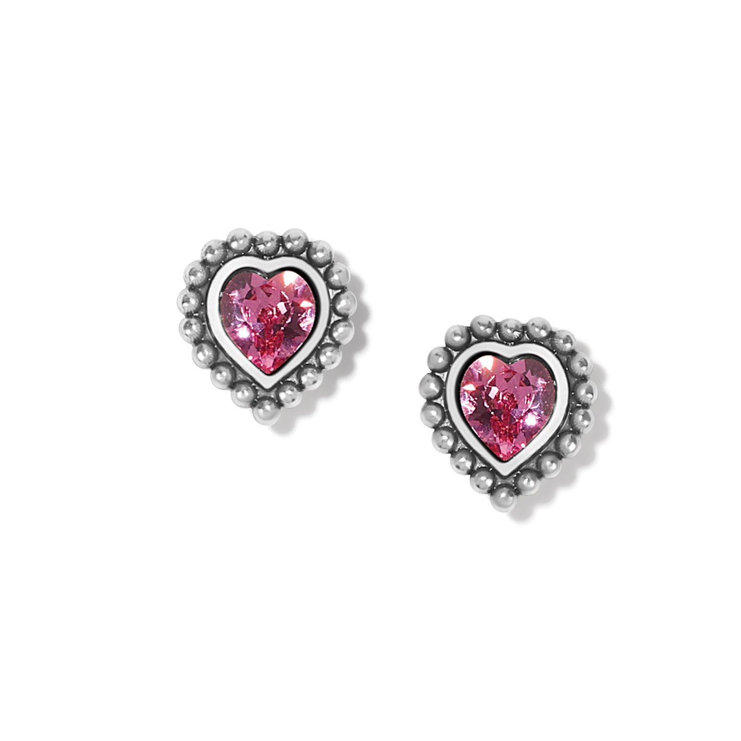 Shimmer Heart Pink Mini Post (Pink or Red)