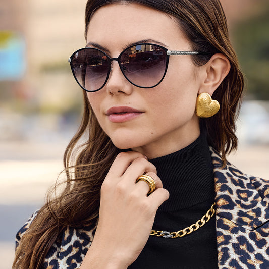 Brighton Trianon Heart Earrings