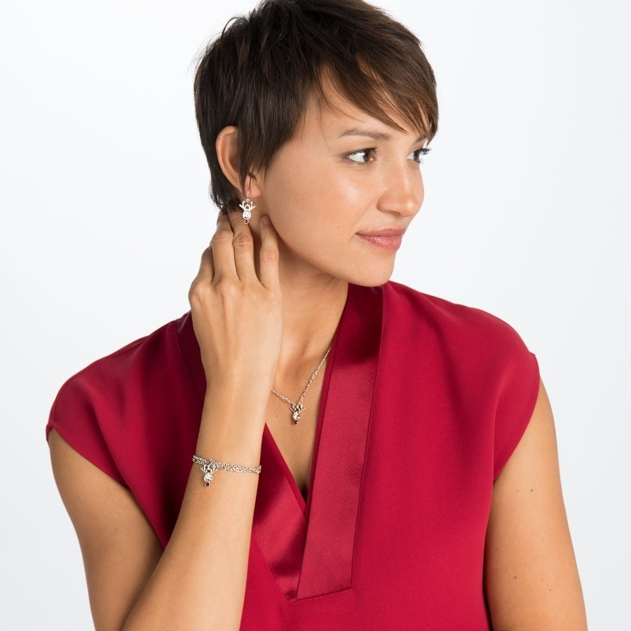 Brighton Reindeer Rock French Wire Earrings