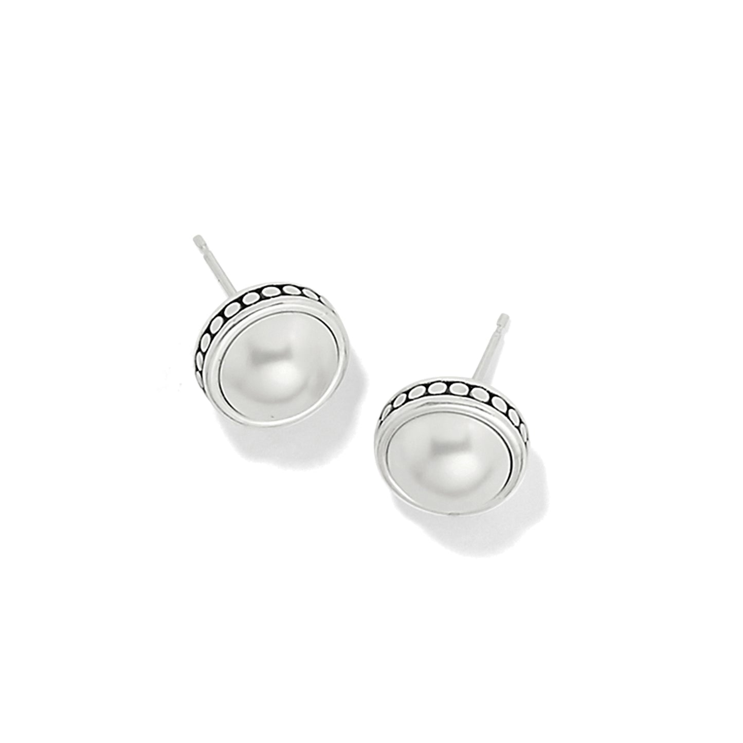 Brighton Pebble Dot Pearl Post Earrings