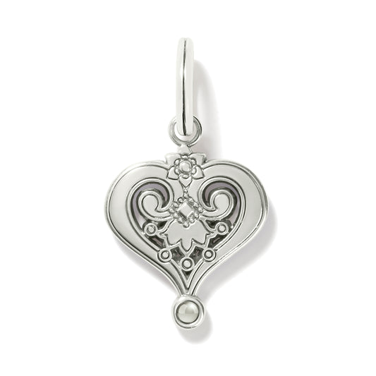 Brighton La Farfalla Heart Charm