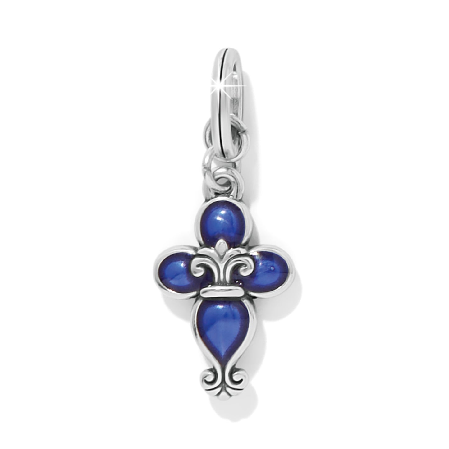 Brighton Fleur Di Lis Cross Charm