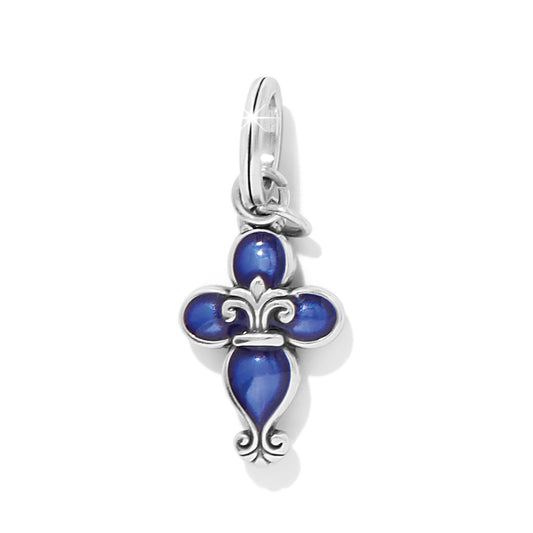 Brighton Fleur Di Lis Cross Charm