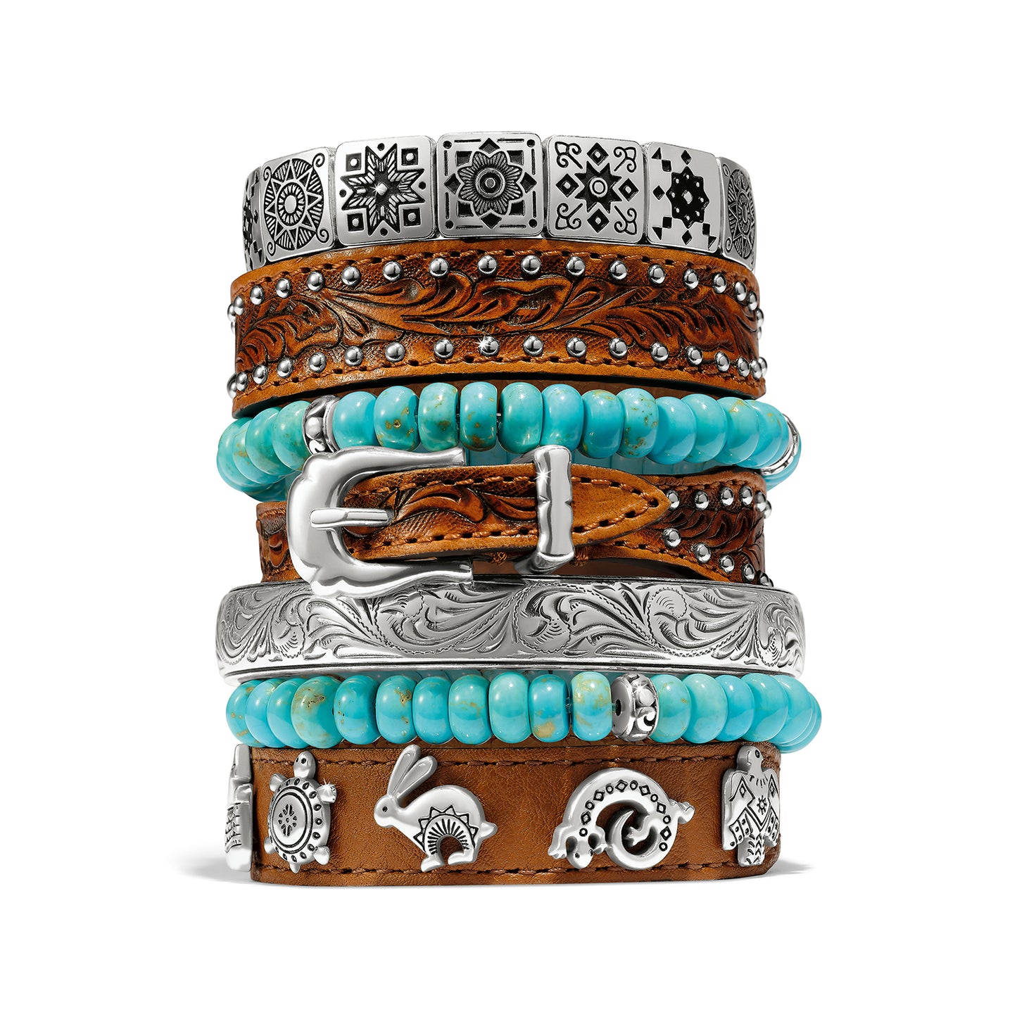 Brighton Contempo Nuevo Azul Stretch Bracelet