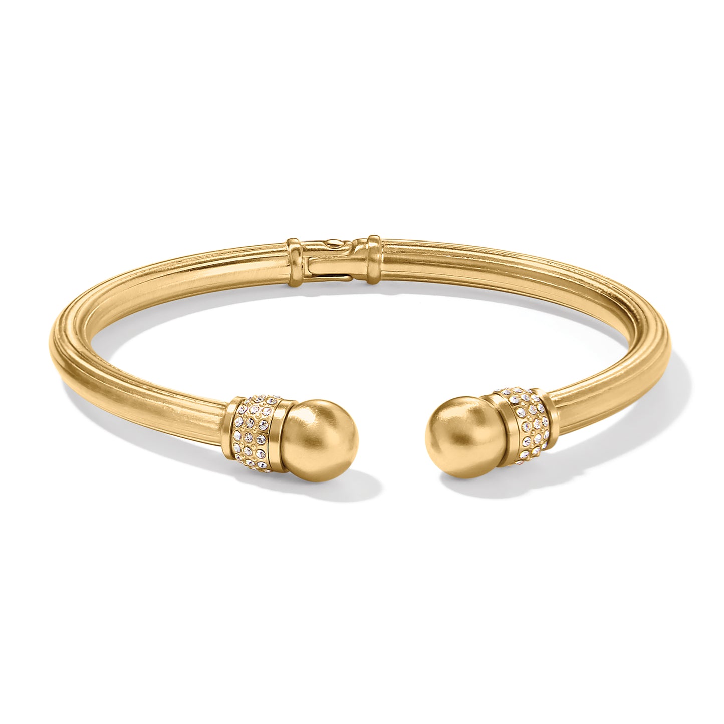 Brighton Meridian Open Hinged Gold Bangle