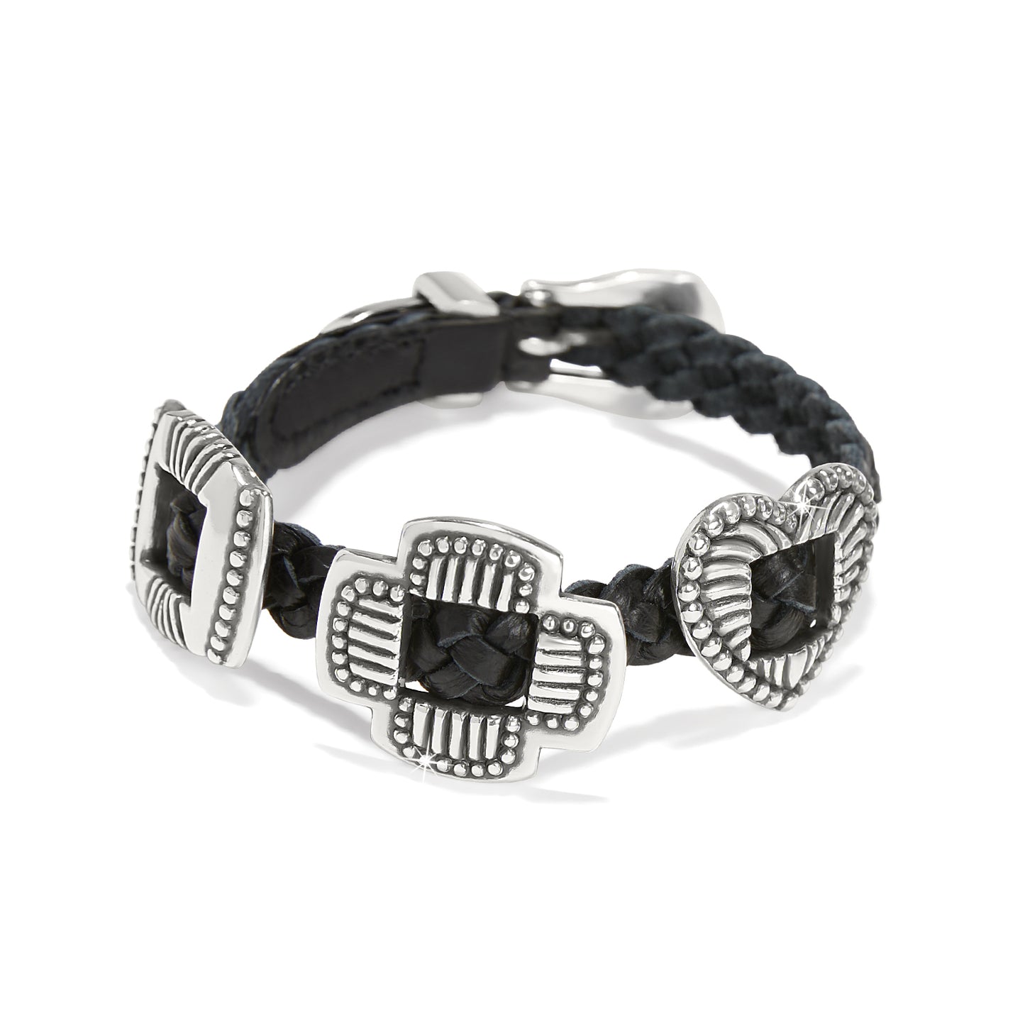 Brighton Austin Bandit Bracelet (Luggage or Black)