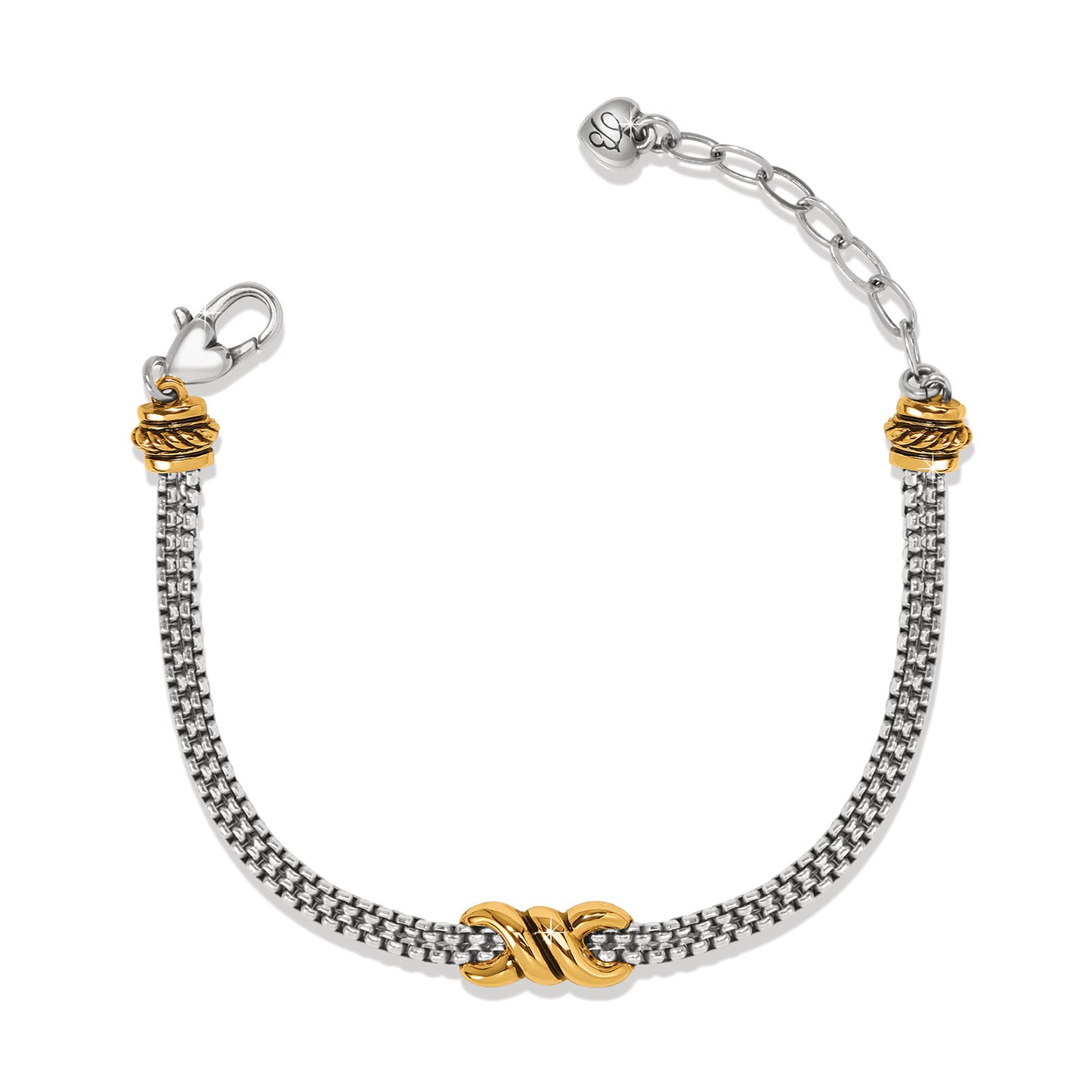 Brighton nterlok Twist Double Chain Bracelet